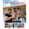 VEVOR Profi Kernbohrmaschine Magnetbohrmaschine 1300 W, Kernbohrmaschine Magnetbohreinheit 13000 N 40 mm, 810 U/min Magnetkernbohrsystem für Schiffsbau, Brückenbau, Windkrafterzeugung – Bild 3