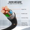 VEVOR Typ2 Ladekabel für Elektroauto/Hybrid EV Ladekabel E-Autoladekabel Wallbox 11kw TPU-Ladekabel 5m Kabellänge 3-Phase AC 380V Typ2 auf Typ2 Wasser-/Staubdicht Mit allen Typ-2-Modellen Kompatibel – Bild 5