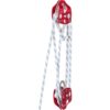 VEVOR Twin Sheave Block and Tackle 3492,66kg Pulley 457,2cm 1,27cm Double Braid Rope