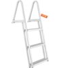 VEVOR Anlegeleiter 3 Stufen 159​​kg Bootsanlegeleiter abnehmbar 610x455x1225mm