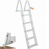 VEVOR Badeleiter Bootsleiter abnehmbar 5 Stufen 159kg Traglast 610x455x1825mm