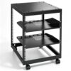 VEVOR 12U-Server-Rack mit offenem Rahmen 58.5-101.6cm verstellbare Tiefe freistehender/wandmontierter Netzwerk-Server-Rack 4-Pfosten-AV-Rack mit Rollen für Ihre gesamte Netzwerk-IT-Ausrüstung AV-Ausrüstung VEVOR 12U-Server-Rack mit offenem Rahmen 58.5-101.6cm verstellbare Tiefe freistehender/wandmontierter Netzwerk-Server-Rack 4-Pfosten-AV-Rack mit Rollen für Ihre gesamte Netzwerk-IT-Ausrüstung AV-Ausrüstung