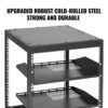 VEVOR 12U-Server-Rack mit offenem Rahmen 58.5-101.6cm verstellbare Tiefe freistehender/wandmontierter Netzwerk-Server-Rack 4-Pfosten-AV-Rack mit Rollen für Ihre gesamte Netzwerk-IT-Ausrüstung AV-Ausrüstung – Bild 4 VEVOR 12U-Server-Rack mit offenem Rahmen 58.5-101.6cm verstellbare Tiefe freistehender/wandmontierter Netzwerk-Server-Rack 4-Pfosten-AV-Rack mit Rollen für Ihre gesamte Netzwerk-IT-Ausrüstung AV-Ausrüstung – Bild 4
