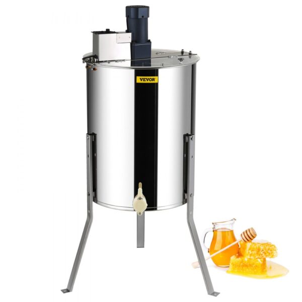 VEVOR Honigschleuder Elektrisch 140W Tangentialschleuder Edelstahl 4/8 Rähmchen Honigextractor 45mm Honigventil 1300U/min Elektro Honigschleuder 48x16/23cm Wabengröße Imkerei Bienenzüchter Zubehör VEVOR Honigschleuder Elektrisch 140W Tangentialschleuder Edelstahl 4/8 Rähmchen Honigextractor 45mm Honigventil 1300U/min Elektro Honigschleuder 48x16/23cm Wabengröße Imkerei Bienenzüchter Zubehör