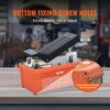 VEVOR 1,6L Lufthydraulische Pumpe 700bar Hydraulikpumpe 0,8L/min (ohne Last) 0,16L/min (Belastung) Hydraulische Fußpumpe mit 2m Schlauch Luft Fußpumpe Fußbestätig inkl. Lufteinlass-Adapter PTFE-Band – Bild 3