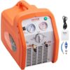 VEVOR Zwei-Zylinder Kältemittelabsauggerät Kältemittel Absaugstation 1 Ps Kältemittel Absauggerät Kältemittelrückgewinnungsmaschine 220-240 V 3,49 kg/min