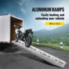 VEVOR 1520 x 305 mm Aluminiumrampen 2 Stk. ATV-Rampen Laderampen 2722 kg Kapazität Bis zu 406 mm Ladehöhe – Bild 2