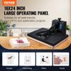 VEVOR Wärmepresse, 1700 W Leistung, Hitzepresse, schnelles Aufheizen, Hochdruck-Heißpresse für T-Shirts, digitaler industrieller Sublimationsdrucker für Wärmeübertragungsvinyl 406 x 610 mm – Bild 2