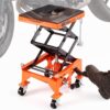 VEVOR Hydraulischer Motorradheber 158 kg Belastbar Motorrad Heber Motorradhebebühne Montagebock Motorrad, Einstellbare 350-905 mm Montagebock Motorradlift, Motoständer in Garage & Außenbereichen