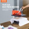 VEVOR Hitzepresse - 8-in-1-Hitzepresse-Sublimationsmaschine für selbstgemachte T-Shirts/Hüte/Becher/Wärmeübertragungsprojekte, 12 x 15 Multifunktions-Hitzepresse zum Wegschwenken mit 360°-Drehung – Bild 2