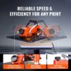 VEVOR Hitzepresse - 8-in-1-Hitzepresse-Sublimationsmaschine für selbstgemachte T-Shirts/Hüte/Becher/Wärmeübertragungsprojekte, 12 x 15 Multifunktions-Hitzepresse zum Wegschwenken mit 360°-Drehung – Bild 4