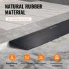 VEVOR Schwellenrampe Vollgummi Türschwellenrampe Max. Tragfähigkeit bis zu 15Tonnen Bordsteinrampe 90x20x3cm Rollstuhlrampe mit doppelseitigem Klebeband Auffahrrampe Gummirampe Selbst zum Schneiden – Bild 3