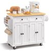 VEVOR Servierwagen Küchenwagen 1100 x 450 x 825 mm, 136 kg Belastbar Kücheninsel Küchenschrank, Rollwagen Küchentrolley mit Handtuchhalter & 2 Schubladen, Mikrowellenschrank Küchenrollwagen Massivholz VEVOR Servierwagen Küchenwagen 1100 x 450 x 825 mm, 136 kg Belastbar Kücheninsel Küchenschrank, Rollwagen Küchentrolley mit Handtuchhalter & 2 Schubladen, Mikrowellenschrank Küchenrollwagen Massivholz