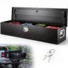 VEVOR 1219 x 381 x 381 mm Werkzeugkasten für Lkw-Ladefläche, Abschließbar 177 L Truckbox Werkzeugbox Aufbewahrungs-Werkzeugkasten, 50 kg Tragfähigkeit Werkzeugkiste Organizer für Wohnmobil, PKW usw.