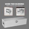 VEVOR 990 x 330 x 254 mm Werkzeugkasten für Lkw-Ladefläche, Abschließbar 83 L Truckbox Werkzeugbox Aufbewahrungs-Werkzeugkasten, 39 kg Tragfähigkeit Werkzeugkiste Organizer für Wohnmobil, PKW usw. – Bild 4