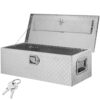 VEVOR 762 x 330 x 244 mm Werkzeugkasten für Lkw-Ladefläche, Abschließbar 64 L Truckbox Werkzeugbox Aufbewahrungs-Werkzeugkasten, 30 kg Tragfähigkeit Werkzeugkiste Organizer für Wohnmobil, PKW usw.