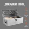 VEVOR 762 x 330 x 244 mm Werkzeugkasten für Lkw-Ladefläche, Abschließbar 64 L Truckbox Werkzeugbox Aufbewahrungs-Werkzeugkasten, 30 kg Tragfähigkeit Werkzeugkiste Organizer für Wohnmobil, PKW usw. – Bild 3