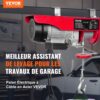 VEVOR 230V Elektrische Seilwinde 125kg bis 250kg Hubhöhe 12m Seilzug Motorwinde 510W Motor Flaschenzug 10m/min Hubgeschwindigkeit Hebezug mit kabelgebundener Fernbedienung Seilhebezug Kettenzug – Bild 2