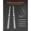 VEVOR Linearführung Linearschiene 2 Stk. SBR20-1500mm Kohlenstoffstahl Aluminium Führungsschiene mit 4 Stk. SBR20UU-Gleitblöcke Linearlager Lagerblock CNC Teile für 3D Drucker Fräs-/Drehmaschine – Bild 2