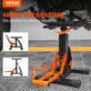 VEVOR Motorradheber Motorradhebebühne 200 kg, Montageständer Montagebock Heber Montagelift 255-460 mm Einstellbare Höhe, 0–120 mm Bühne Stahl Reparatur Wartung für Motorräder Orange + Schwarz – Bild 2