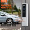 VEVOR Typ2 EV Ladekabel 16A 3,68kW(einphasig)/11kW(dreiphasig) Elektroauto Ladegerät IP66 Wallbox 7,5m Kabel Ladekabel 4 Stufen der Stromanpassung (16A/13A/10A/8A) Ladegerät CEE 16-Stecker – Bild 2
