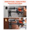 VEVOR Diamant Bohranlage 3200 W Diamantkernbohrmaschine Kernbohrgerät 0-750 U/min Kernbohrmaschine, 26 cm Magnetbohrmaschine Geeignet zum Bohren von Stahlbeton, Marmor usw. – Bild 3