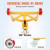 VEVOR Fassroller mit Griff Transportroller Rollbrett 250L Fass-Trolley Ø 620 mm Geeignet zum Transport von Fass bis zu einem Gewicht von 544kg Fasswagen mit 1 Universalrad & 2 Richtungsräder – Bild 5