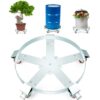 VEVOR Fassroller 250L Transportroller Kohlenstoffstahl Rollbrett Innendurchmesser Ø607mm Fasswagen mit 5 Universalrädern (2 mit Bremsen) Transportwagen zum Transport von Fass bis zu 567kg VEVOR Fassroller 250L Transportroller Kohlenstoffstahl Rollbrett Innendurchmesser Ø607mm Fasswagen mit 5 Universalrädern (2 mit Bremsen) Transportwagen zum Transport von Fass bis zu 567kg