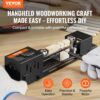 VEVOR Mini Drehbank 96W Drechselbank Max. Drehdurchmesser 70mm Drechselmaschine Spindeldrehzahl 4250–8500U/min Kopierdrechselbank mit 7-Gang-Einstellung Drehbank mit komplettem Zubehör – Bild 2