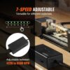 VEVOR Mini Drehbank 96W Drechselbank Max. Drehdurchmesser 70mm Drechselmaschine Spindeldrehzahl 4250–8500U/min Kopierdrechselbank mit 7-Gang-Einstellung Drehbank mit komplettem Zubehör – Bild 4