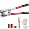 VEVOR Crimpzange Kabelschuhzange 6-50 mm², Batteriekabel-Crimpzange Batterieklemmen-Crimper, Crimpwerkzeug mit 6 Größen & 48 Kupferringverbinder, Kupferringklemmen-Crimpzange Kabelschneider VEVOR Crimpzange Kabelschuhzange 6-50 mm², Batteriekabel-Crimpzange Batterieklemmen-Crimper, Crimpwerkzeug mit 6 Größen & 48 Kupferringverbinder, Kupferringklemmen-Crimpzange Kabelschneider