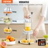 VEVOR Kommerziell Kartoffelschneider Pommes Frites Schneider 1/2 + 3/8 + 1/4 Zoll + 6 Keile, Frittenschneider Gemüseschneider Zerkleinerer Obstschneidemaschine mit 6 Ersatzklingen, Edelstahl Zerhacker – Bild 2 VEVOR Kommerziell Kartoffelschneider Pommes Frites Schneider 1/2 + 3/8 + 1/4 Zoll + 6 Keile, Frittenschneider Gemüseschneider Zerkleinerer Obstschneidemaschine mit 6 Ersatzklingen, Edelstahl Zerhacker – Bild 2