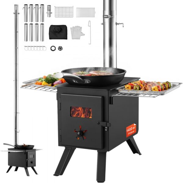 VEVOR Zeltofen 394 x 608 x 425 mm Campingherde 225 x 338 x 233 mm Ofen-Innenmaße Gartenofen Campingofen Werkstattofen Holzofeno outdoor kocher outdoor Küche für Camping Outdoor Heizung VEVOR Zeltofen 394 x 608 x 425 mm Campingherde 225 x 338 x 233 mm Ofen-Innenmaße Gartenofen Campingofen Werkstattofen Holzofeno outdoor kocher outdoor Küche für Camping Outdoor Heizung