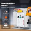 VEVOR Metalldrehmaschine 500W Drehbank Metall 18x36cm Tischdrehbank aus HT200-Gusseisen 0–2200U/min Poly-V-Riemen-Übertragung 20mm Bohrung durch die Spindel Geeignet für 0,5-2,5mm Gewinde – Bild 3