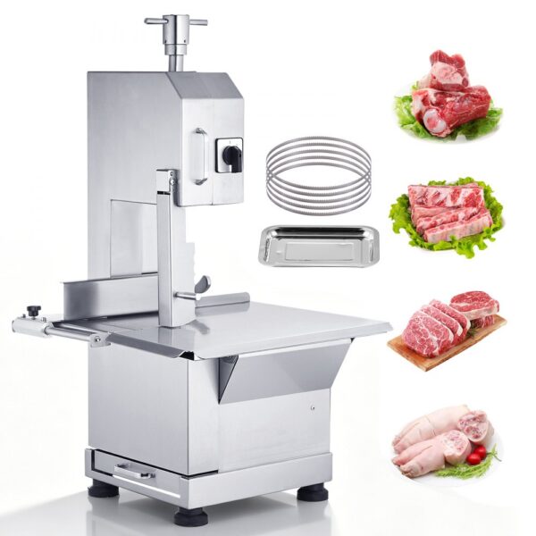 VEVOR Kommerzielle Fleischknochen Sägemaschine 2200 W, 1000 kg/h Knochenschneidemaschine Gefrorene Fleisch Knochen Schneidemaschine, 0-180 mm Einstellbare Dicke Knochensäge 470 x 530 mm Arbeitstisch VEVOR Kommerzielle Fleischknochen Sägemaschine 2200 W, 1000 kg/h Knochenschneidemaschine Gefrorene Fleisch Knochen Schneidemaschine, 0-180 mm Einstellbare Dicke Knochensäge 470 x 530 mm Arbeitstisch