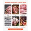 VEVOR Kommerzielle Fleischknochen Sägemaschine 2200 W, 1000 kg/h Knochenschneidemaschine Gefrorene Fleisch Knochen Schneidemaschine, 0-180 mm Einstellbare Dicke Knochensäge 470 x 530 mm Arbeitstisch – Bild 3 VEVOR Kommerzielle Fleischknochen Sägemaschine 2200 W, 1000 kg/h Knochenschneidemaschine Gefrorene Fleisch Knochen Schneidemaschine, 0-180 mm Einstellbare Dicke Knochensäge 470 x 530 mm Arbeitstisch – Bild 3