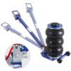 VEVOR Pneumatischer Wagenheber Air Jack 3 t, Blau Dreifachbeutel Luftheber 140-450 mm Hubhöhe Sack Luftwagenheber, 5 Minuten Hub Luftheber Wagenheberheber Wagenheber für SUV, Lkw Blau