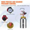 VEVOR Druckbehälter Farbbehälter Sprühfarbe Drucktopf 2 L Drucktank, 45 psi Lackierpistole Farbbehälter Φ 38,5 x 12,6 c Spray Paint Pressure Pot Tank Paint Container Farbspritzpistolen Lacken, Flecken – Bild 5
