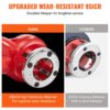 VEVOR 6-tlg. Set Gewindeschneidkluppe Rohrgewindeschneidsatz Kluppe Gewindeschneider 0,64cm NPT – 1-0,64cm NPT im Koffer 9SICR-Schneidkopf Ideal für Baugewerbe Sanitärindustrie usw. – Bild 3