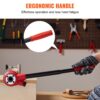 VEVOR 6-tlg. Set Gewindeschneidkluppe Rohrgewindeschneidsatz Kluppe Gewindeschneider 0,64cm NPT – 1-0,64cm NPT im Koffer 9SICR-Schneidkopf Ideal für Baugewerbe Sanitärindustrie usw. – Bild 4