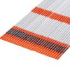 VEVOR Einfahrtsmarkierungen, 30 Stk. 121,92 cm, 1,02 cm Durchmesser, orangefarbene Glasfaserstangen, Schneepfähle mit reflektierendem Band, 30,48 cm Stahlbohrer und Schutzhandschuhe für Parkplätze, Ge