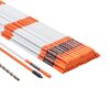 VEVOR Einfahrtsmarkierungen, 50 Stk. 121,92 cm, 1,02 cm Durchmesser, orangefarbene Glasfaserstangen, Schneepfähle mit reflektierendem Band, 30,48 cm Stahlbohrer und Schutzhandschuhe für Parkplätze, Ge VEVOR Einfahrtsmarkierungen, 50 Stk. 121,92 cm, 1,02 cm Durchmesser, orangefarbene Glasfaserstangen, Schneepfähle mit reflektierendem Band, 30,48 cm Stahlbohrer und Schutzhandschuhe für Parkplätze, Ge