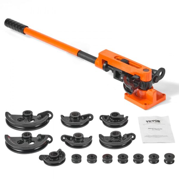 VEVOR Rohrbiegegerät Ø10-25mm (7 Matritzen) Manuelle Rohrbieger 0-180° Handrohrbieger 50-113mm Biegeradius Rohrbiegemaschine Kupfer-, Aluminium, Edelstahlrohren mit einer Wandstärke von 0 bis 2mm VEVOR Rohrbiegegerät Ø10-25mm (7 Matritzen) Manuelle Rohrbieger 0-180° Handrohrbieger 50-113mm Biegeradius Rohrbiegemaschine Kupfer-, Aluminium, Edelstahlrohren mit einer Wandstärke von 0 bis 2mm