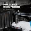 VEVOR Profi Steckschlüsselsatz CR-V-legierter Stahl 13-tlg Steckschlüssel Satz 10-24 mm Tiefe Stecknüsse Schlagschrauber, HRC 42-48 Steckschlüssel inkl Werkzeugkoffer, Metrisch Schraubenausdreher – Bild 5