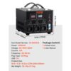 VEVOR 3000W Spannungswandler Transformator AC 110V⇋220V Transformer Wandler 3 US NEMA 5-15R 3-polige Ausgangssteckdosen, 3 europäische Shucko-Ausgangssteckdosen, 1 USB-Buchse und 1 Typ-C-Buchse – Bild 5