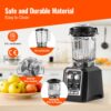 VEVOR Mixer kommerzieller Standmixer 2200 W mit Behälter aus Kunststoff, Hochleistungsmixer Power Profi Mixer Küchenmixer mit 3 Funktionen, für gefrorene Getränke Shakes Smoothies und Crush Ice, schwarz – Bild 5 VEVOR Mixer kommerzieller Standmixer 2200 W mit Behälter aus Kunststoff, Hochleistungsmixer Power Profi Mixer Küchenmixer mit 3 Funktionen, für gefrorene Getränke Shakes Smoothies und Crush Ice, schwarz – Bild 5