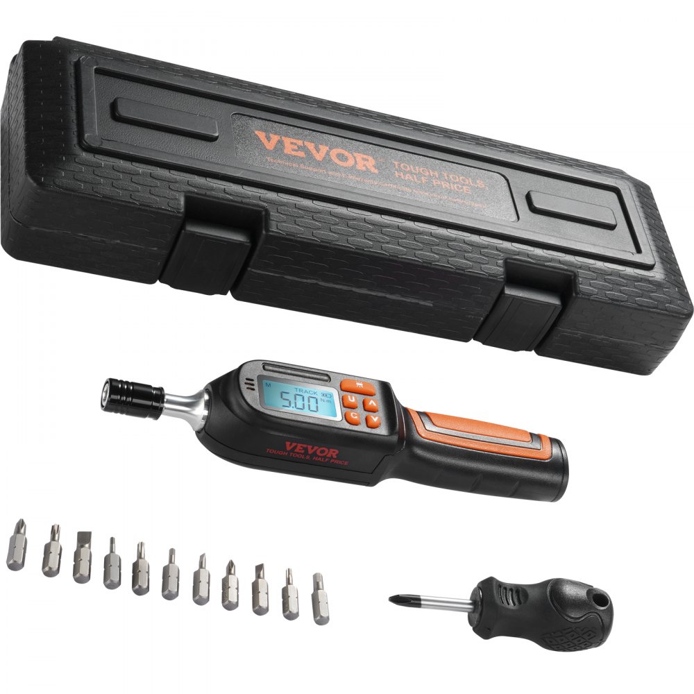 VEVOR Digitaler Drehmomentschraubendreher, 0.64cm, mit 0,01-Nm-Schritten