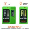 VEVOR Professional Laserempfänger 60m Reichweite Laserdetektor für Puls-Kreuzlinienlaser ±1,5mm Nivellierbereich 1,5-V-Batterien 20 Stunden Betriebszeit doppelte LCD-Display mit Hintergrundbeleuchtung – Bild 4