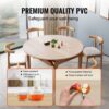 VEVOR Tischfolie Tischschutz Transparent 1,5 mm Dicke, φ 1230 mm Tischschutz-Folie PVC Runde Tischdecke Tischfolie Abwaschbar Verschleißfest Hitzebeständig Wasserdichte Tisch-Schutzfolie Wohnzimmer – Bild 3 VEVOR Tischfolie Tischschutz Transparent 1,5 mm Dicke, φ 1230 mm Tischschutz-Folie PVC Runde Tischdecke Tischfolie Abwaschbar Verschleißfest Hitzebeständig Wasserdichte Tisch-Schutzfolie Wohnzimmer – Bild 3