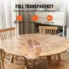 VEVOR Tischfolie Tischschutz Transparent 1,5 mm Dicke, φ 1230 mm Tischschutz-Folie PVC Runde Tischdecke Tischfolie Abwaschbar Verschleißfest Hitzebeständig Wasserdichte Tisch-Schutzfolie Wohnzimmer – Bild 5 VEVOR Tischfolie Tischschutz Transparent 1,5 mm Dicke, φ 1230 mm Tischschutz-Folie PVC Runde Tischdecke Tischfolie Abwaschbar Verschleißfest Hitzebeständig Wasserdichte Tisch-Schutzfolie Wohnzimmer – Bild 5
